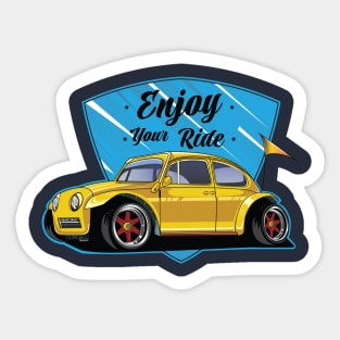 Enjoy classic car Sticker